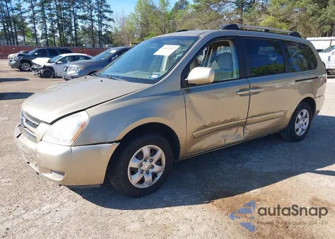 2007 Kia Sedona Lx from USA, damaged, VIN KNDMB233876116020